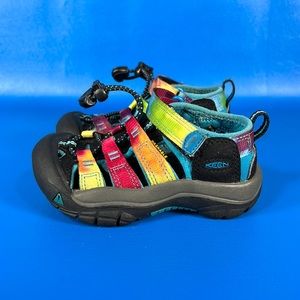 Keen Kid's Newport H2 Washable Sandals - Retro Tie Dye - 8